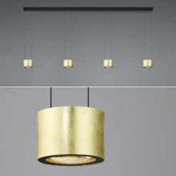 BANKAMP Luce elevata Impulse Flex LED-Pendel 4fl.