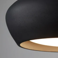 Beacon Deckenleuchte Fjord, schwarz, Gips, Ø 28 cm, GX53
