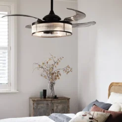 Beacon Deckenventilator Licht Fanaway Corbelle schwarz leise