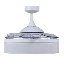 Beacon Deckenventilator Licht Fanaway Fraser weiß/klar leise