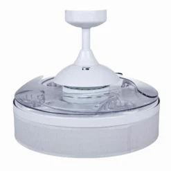 Beacon Deckenventilator Licht Fanaway Fraser weiß/klar leise