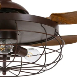 Beacon Deckenventilator Licht Fanaway Industri braun leise