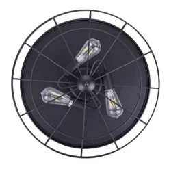 Beacon Deckenventilator Licht Fanaway Industri schwarz leise