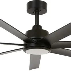 Beacon Deckenventilator mit Licht Atlanta, schwarz, leise