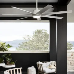 Beacon Deckenventilator mit Licht Atlanta weiß 142 cm leise