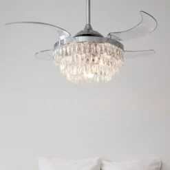 Beacon Deckenventilator mit Licht Fanaway Veil chrom leise