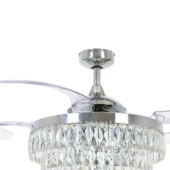 Beacon Deckenventilator mit Licht Fanaway Veil chrom leise