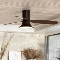 Beacon Deckenventilator mit Licht Flusso bronzefarben leise