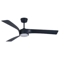 Beacon Deckenventilator mit Licht Line schwarz 132 cm leise