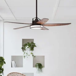 Beacon Deckenventilator mit Licht Louisville, bronze, leise