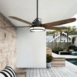 Beacon Deckenventilator mit Licht Louisville, bronze, leise