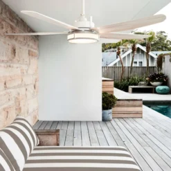 Beacon Deckenventilator mit Licht Louisville, weiß, leise