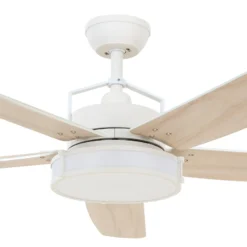 Beacon Deckenventilator mit Licht Louisville, weiß, leise