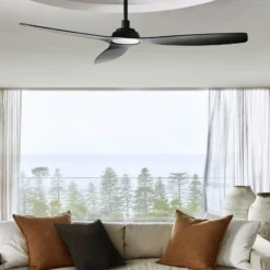 Beacon Deckenventilator Moto, schwarz, Ø 132 cm, leise