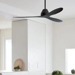 Beacon Deckenventilator Whitehaven, schwarz, leise, Ø 142 cm