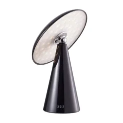 Beacon LED-Akku-Tischlampe Kinoko, schwarz, 27 cm, CCT