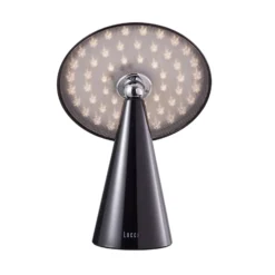 Beacon LED-Akku-Tischlampe Kinoko, schwarz, 27 cm, CCT