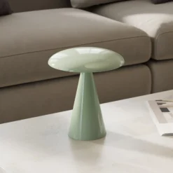 Beacon LED-Akku-Tischleuchte Kinoko, grün, 27 cm, CCT