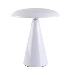 Beacon LED-Akku-Tischleuchte Kinoko, weiß, 27 cm, CCT
