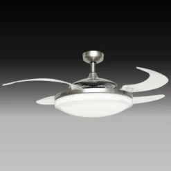 Beacon Ventilator mit Licht Fanaway Evo 2, chrom matt, leise
