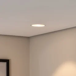 BEGA LED-Deckeneinbauspot Studio Line, weiß/alu, Aluguss
