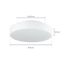 BEGA 50651 LED-Deckenleuchte Opalglas 3.000K Ø34cm