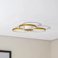 BEGA LED-Deckenleuchte 51299.4, samtmessing, Metall, DALI