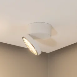 BEGA LED-Deckenstrahler 51312.1 weiß Metall DALI schwenkbar