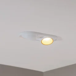BEGA LED-Einbaustrahler Studio Line, weiß/messing, 2-fl.