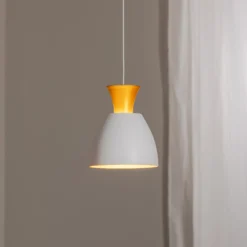 BEGA LED-Pendel Studio Line 51277, weiß/messing, Ø 20 cm
