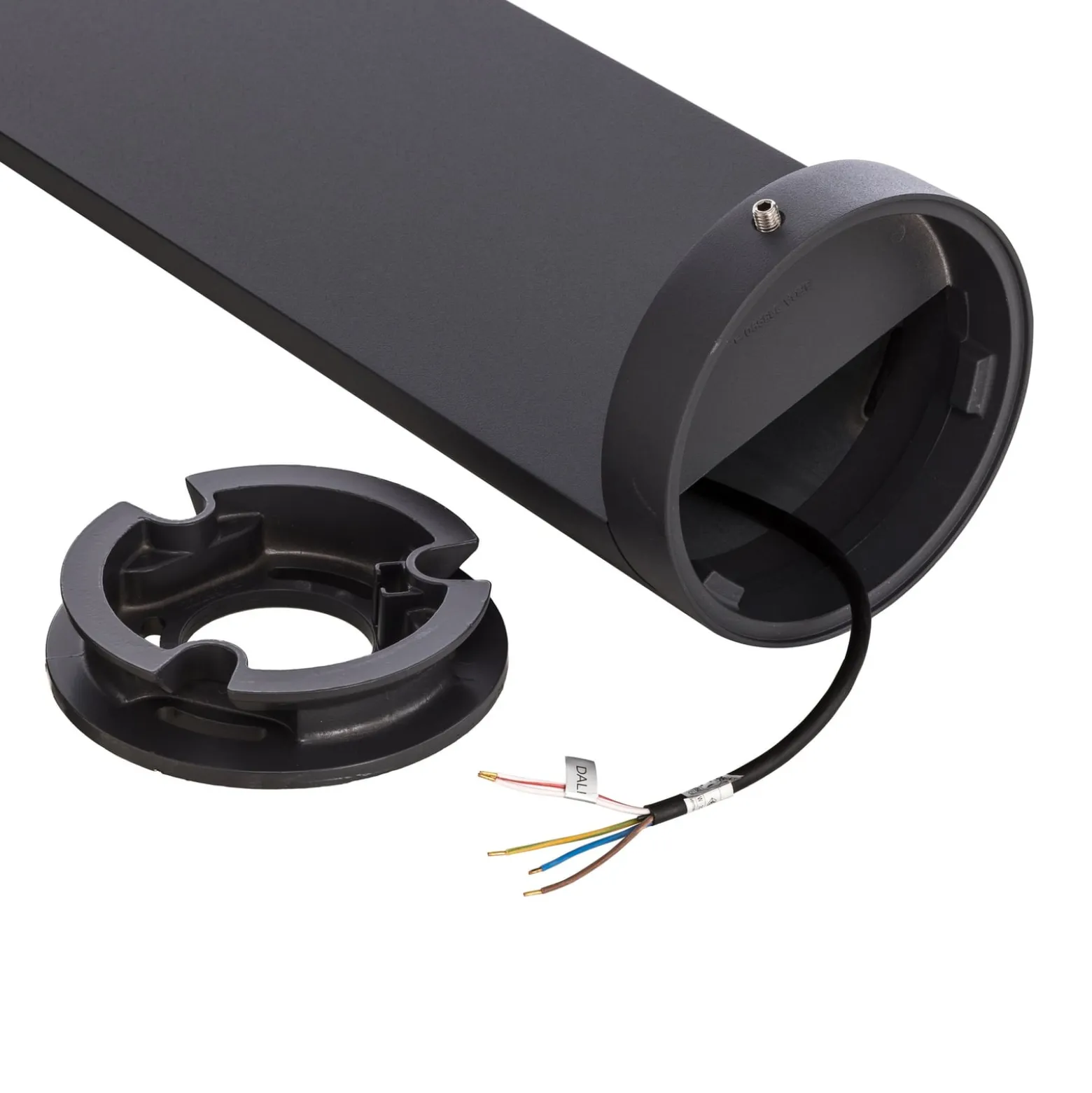 BEGA LED-Sockelleuchte 84749, grafit, Aluminiumguss, Glas