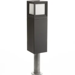 BEGA 84604 - LED-Sockelleuchte in Grafit, 3.000 K
