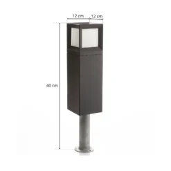 BEGA 84604 - LED-Sockelleuchte in Grafit, 3.000 K