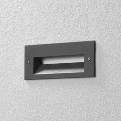 BEGA 33053 LED-Wandeinbau 3.000K grafit 17 cm