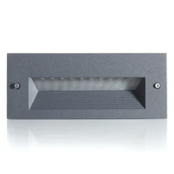 BEGA 33053 LED-Wandeinbau 3.000K grafit 17 cm