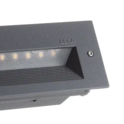 BEGA 33053 LED-Wandeinbau 3.000K grafit 17 cm