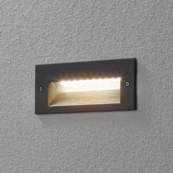 BEGA 33053 LED-Wandeinbau 3.000K grafit 17 cm