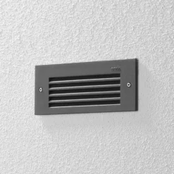 BEGA LED-Wandeinbaulampe 33017, grafit, IP65 Metall CCT