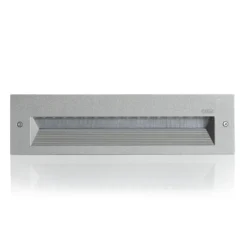 BEGA LED-Wandeinbaulampe 33054, silberfarben, 26 cm IP65 CCT