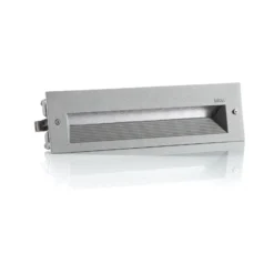 BEGA LED-Wandeinbaulampe 33054, silberfarben, 26 cm IP65 CCT