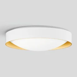 BEGA Studio Line Deckenlampe Ø36cm weiß/messing