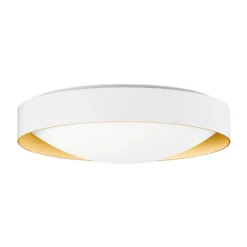 BEGA Studio Line Deckenlampe Ø36cm weiß/messing