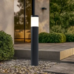 BEGA Wegeleuchte 84417 K3, grafit, 3.000 K, Aluminiumguss