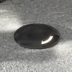 Boden-Einbaulampe Ceci 160-2L rund schwarz 10W CCT