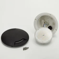 Boden-Einbaulampe Ceci 160-2L rund schwarz 10W CCT