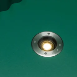 Bodeneinbauleuchte Geiser GU10, seewasserfest