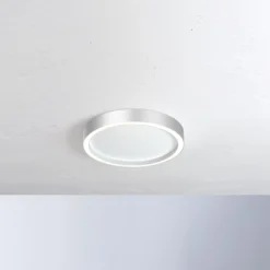 Bopp Aura LED-Deckenlampe Ø 40cm weiß/aluminium