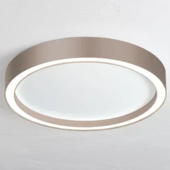 Bopp Aura LED-Deckenlampe Ø 40cm weiß/taupe