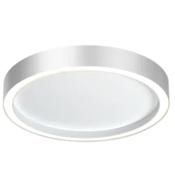 Bopp Aura LED-Deckenleuchte Ø 30cm weiß/aluminium