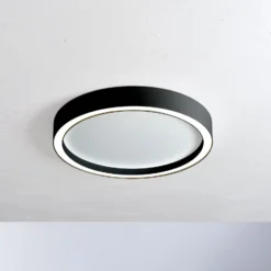 Bopp Aura LED-Deckenleuchte Ø 30cm weiß/schwarz